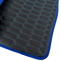 Premium Carbon Fiber Leather Floor Mats for Toyota GT86 (2012-2021)