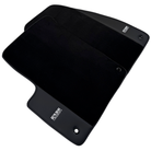 ER56 Design Black Floor Mats for Chevrolet Captiva C140 7-Seater (2011-2015) with Leather