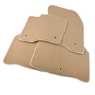 Beige Floor Mats for Lincoln MKX (2015-2018) SUV by AutoWin