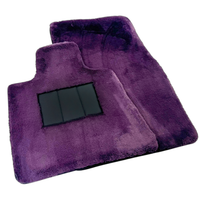 Purple Sheepskin Floor Mats for Rolls-Royce Cullinan (2018-2025)