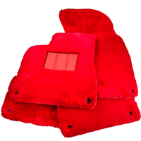 Red Sheepskin Floor Mats for Bentley Bentayga (2015-2023)
