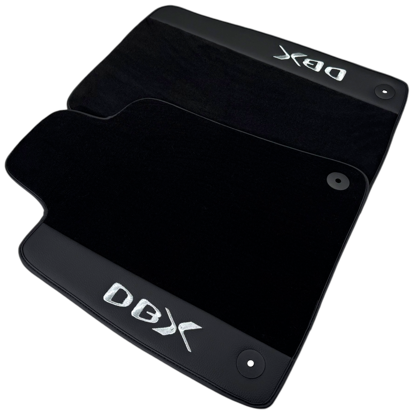 Black Floor Mats for Aston Martin DBX707 (2022-2026) SUV707 (2022-2026) SUV with Leather