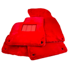 Red Sheepskin Floor Mats for Bentley Bentayga (2015-2023)