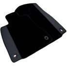 Black Floor Mats for Lexus RC-F (2015-2024) with Leather