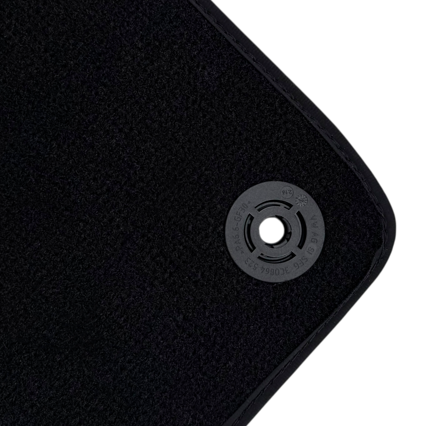 Black Car Floor Mats for Lamborghini Urus (2018-2026) with Floral Skull Design Borders