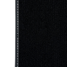 Black Floor Mats Lamborghini Diablo 1990-2001 Carbon Fiber Leather