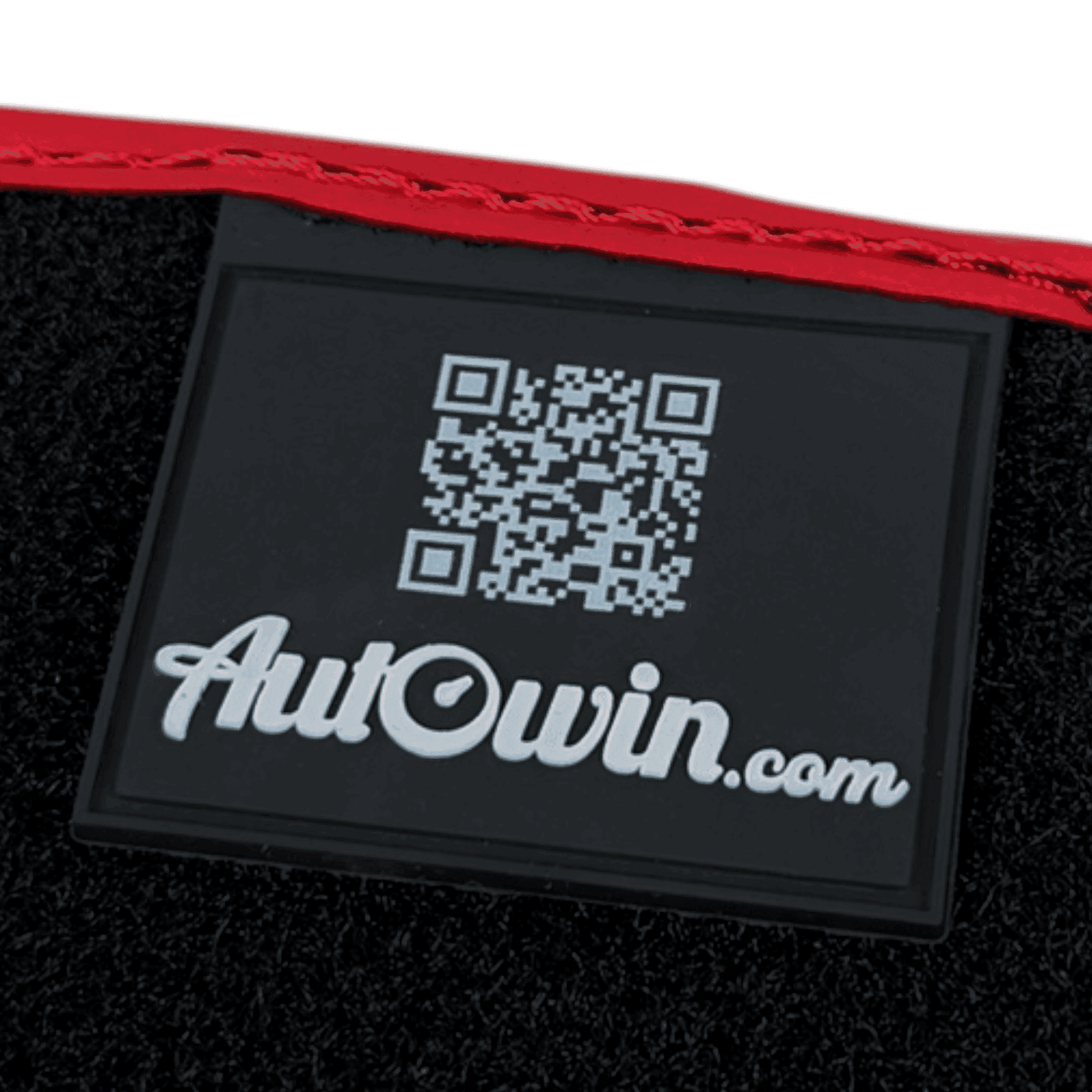 Black Alcantara Floor Mats for Ferrari 488 GTB (2016-2022) with Red Alcantara Accents