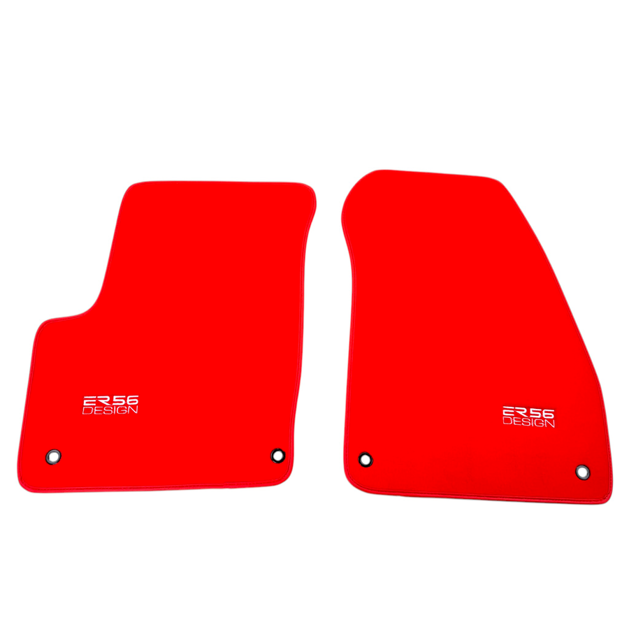 Red Floor Mats for Chevrolet Malibu Sedan (2013-2016) by ER56 Design