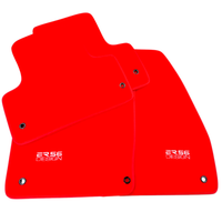 Red Floor Mats for Chevrolet Malibu Sedan (2008-2012) by ER56 Design