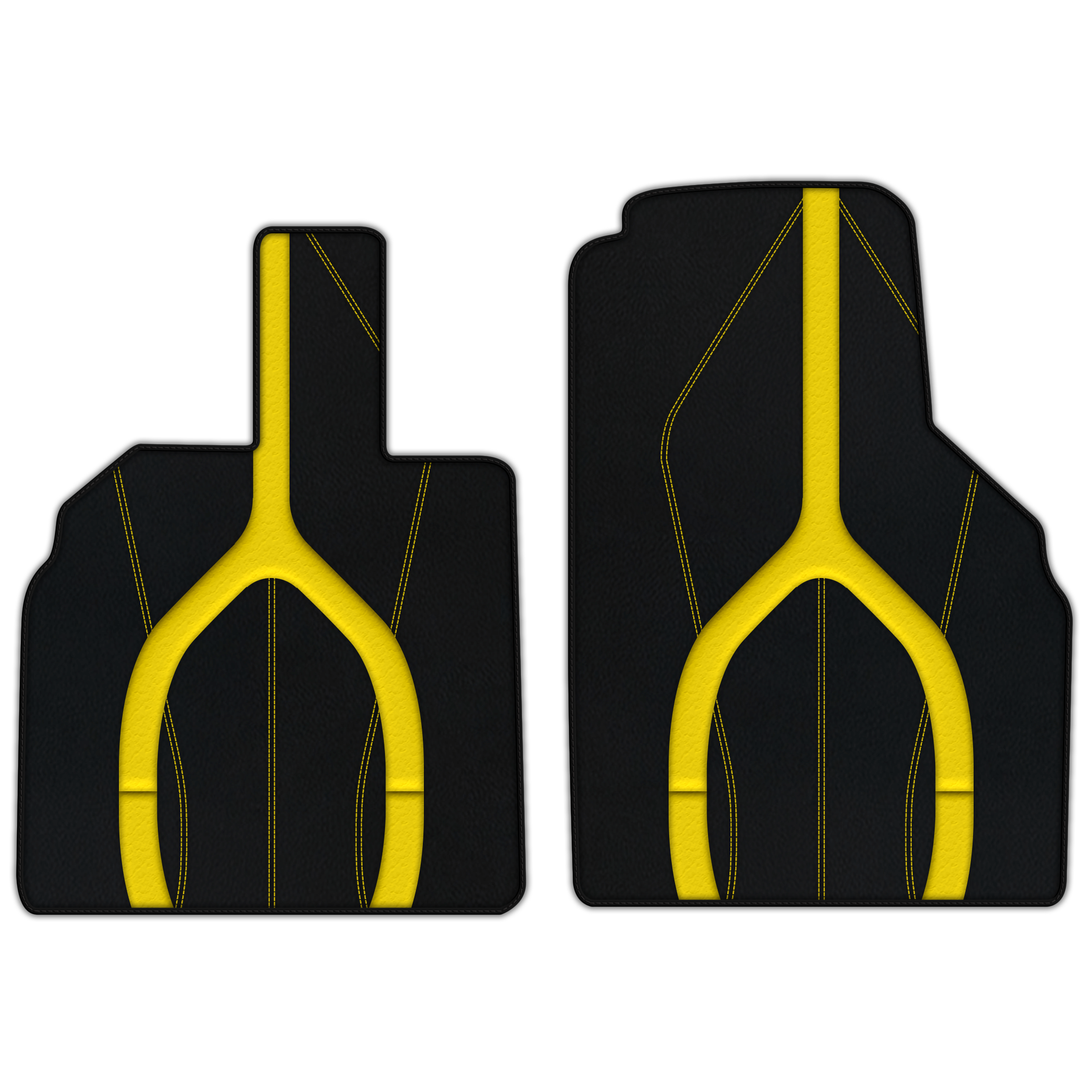 Customizable Leather Floor Mats with AW20 Pattern for Lamborghini Aventador (2012-2022) - AutoWin