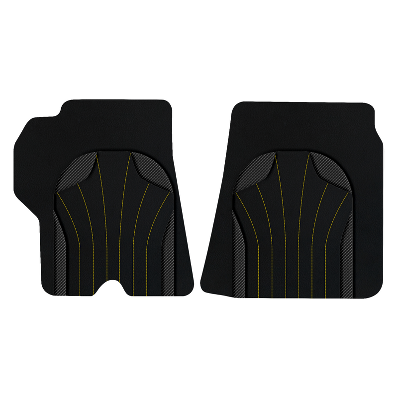 Customizable Leather Floor Mats with AW38 Pattern for Ferrari California (2008-2014)
