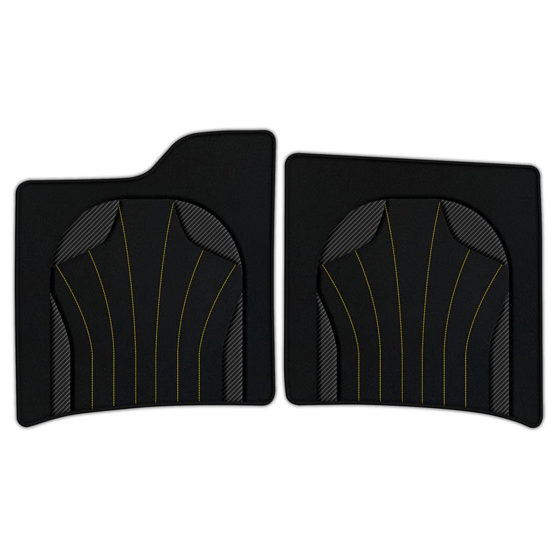 Customizable Leather Floor Mats with AW38 Pattern for Ferrari 12Cilindri (2024-2026)