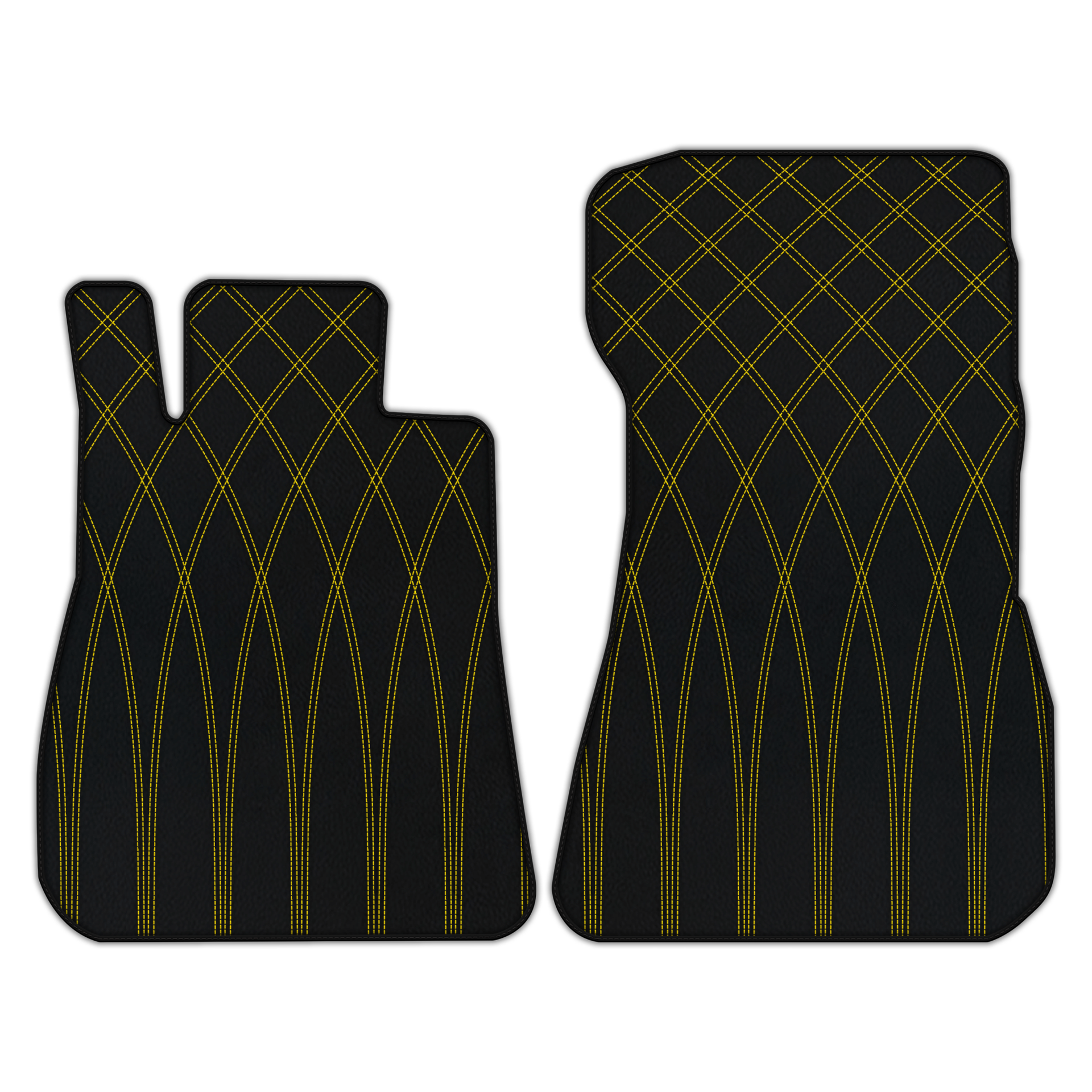 Customizable Premium Mercedes Benz AMG GT Leather Floor Mats