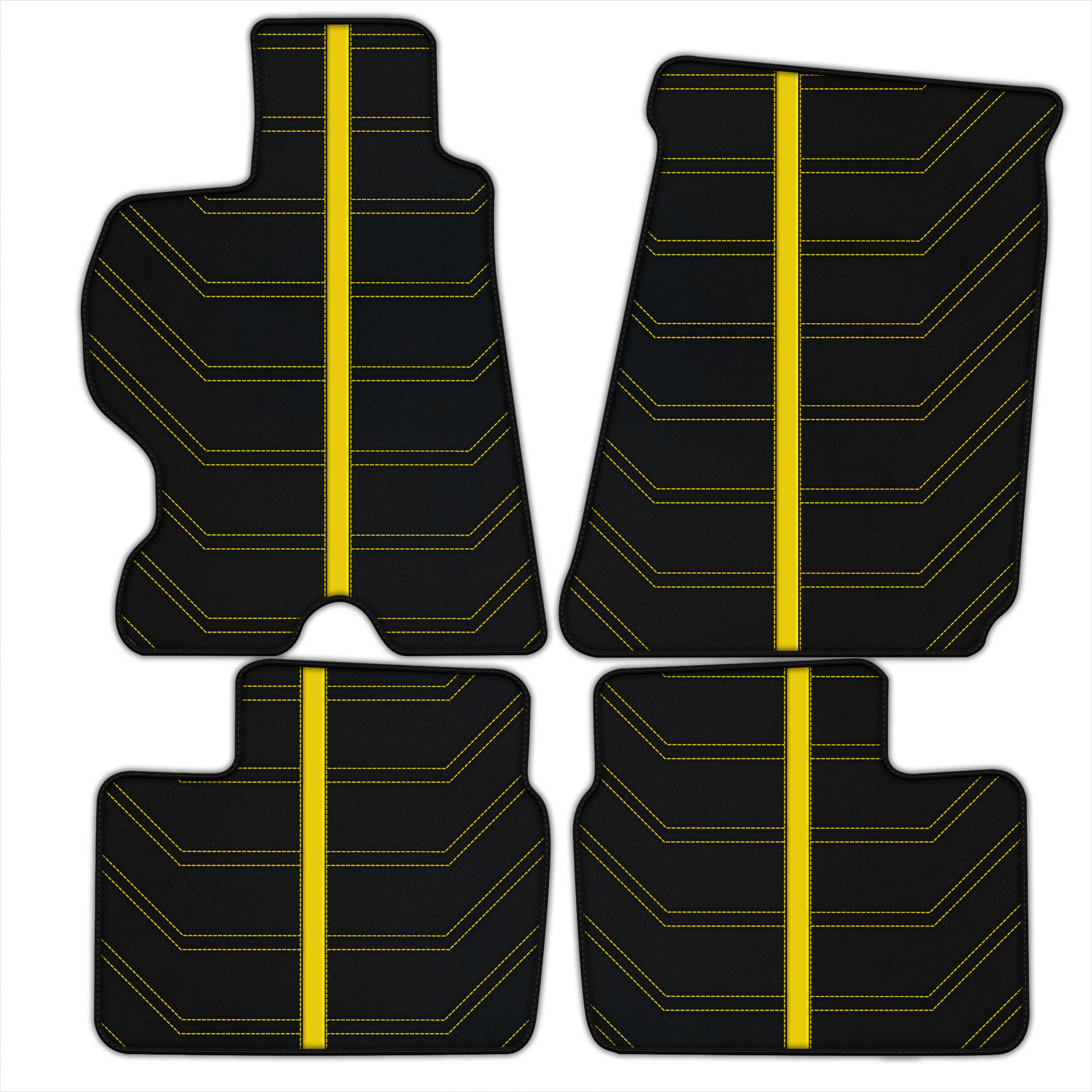 Custom Leather Floor Mats A1 Edition for Ferrari GTC4 Lusso 2016-2023