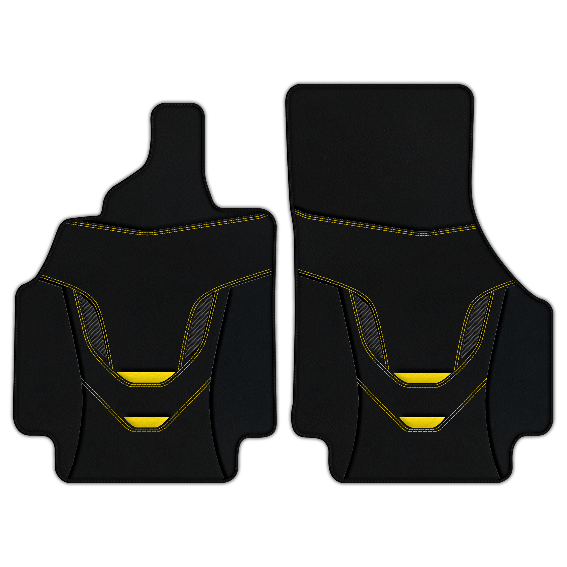 Customizable Leather Floor Mats with AW47 Pattern for Audi R8 (2007-2015)