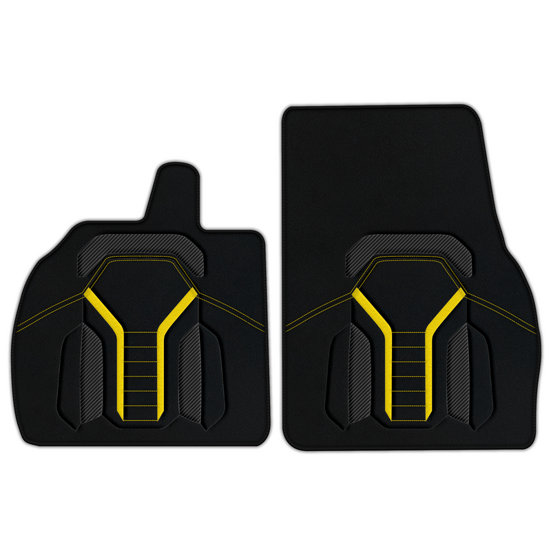 Customizable Leather Floor Mats with AW47 Pattern for Lamborghini Revuelto (2024-2025)