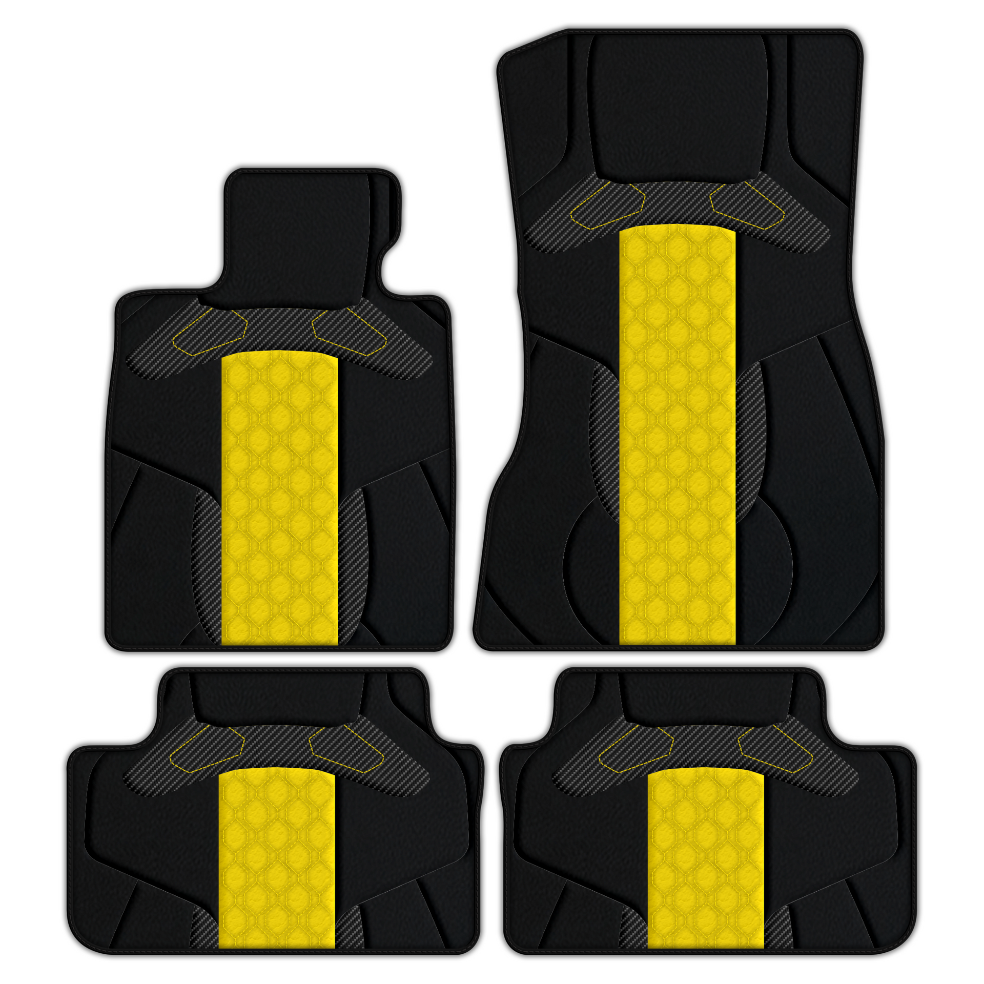 Customizable Leather Floor Mats with AW43 Pattern for BMW M5