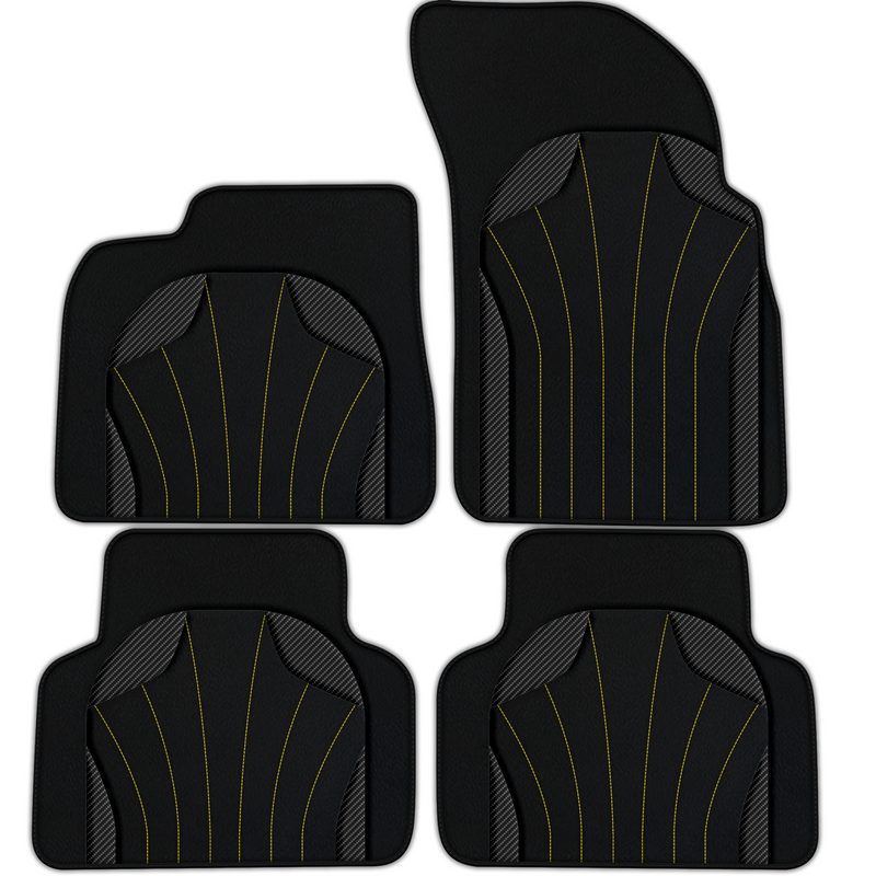 Customizable Leather Floor Mats with AW38 Pattern for Lamborghini Urus (2018-2024)