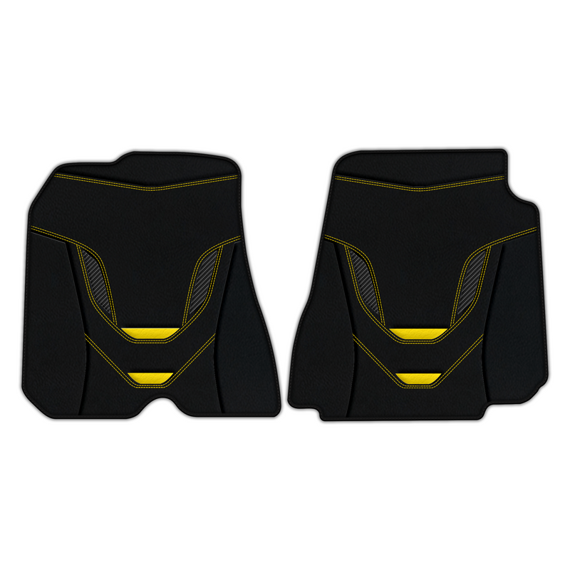 Customizable Leather Floor Mats with AW46 Pattern for Ferrari F12 Berlinetta (2012-2022)