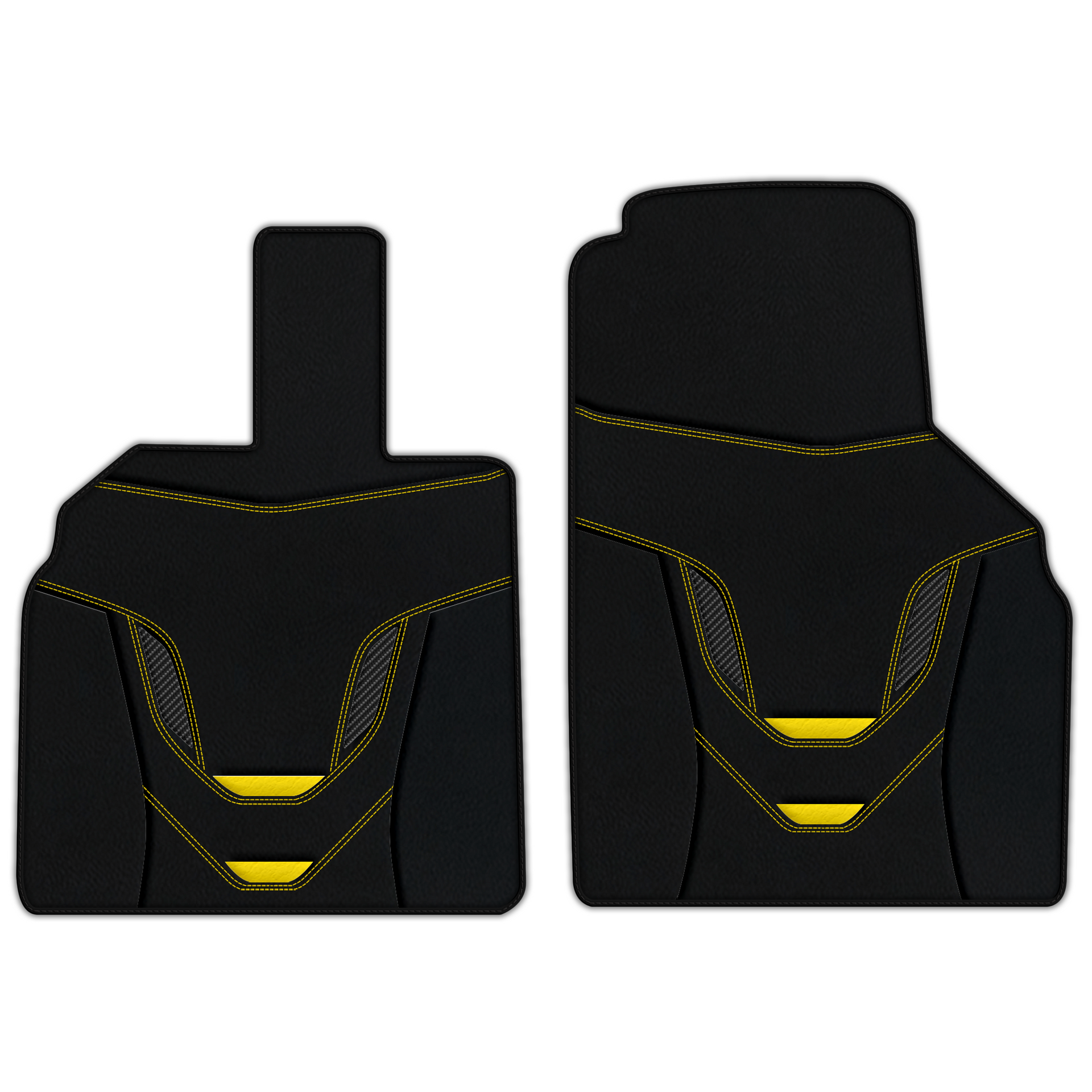 Customizable Leather Floor Mats for Lamborghini Aventador 2012-2022