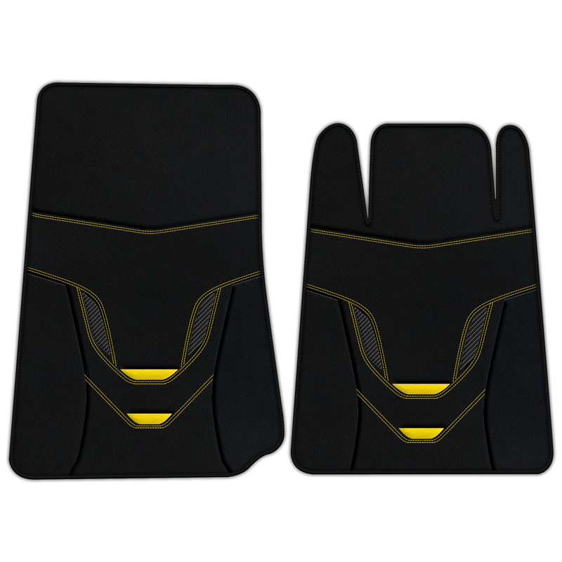Customizable Leather Floor Mats with AW46 Pattern for Lamborghini Espada (1968-1978)
