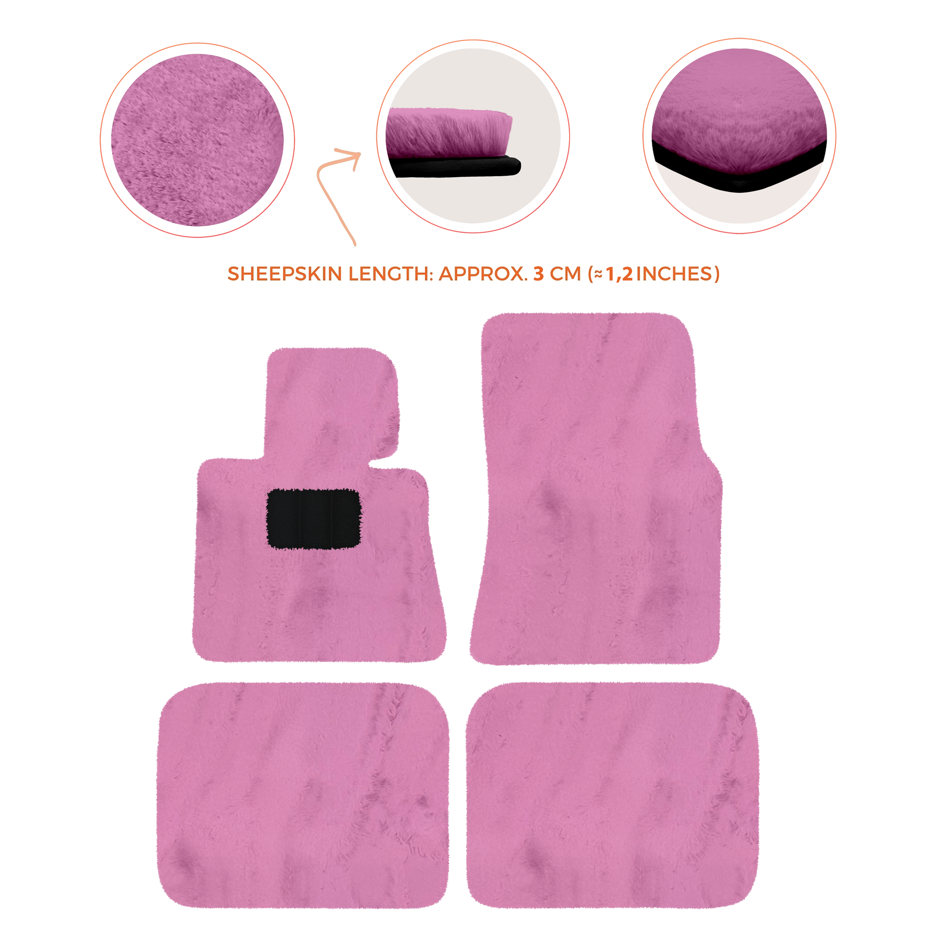 Luxury Sheepskin Floor Mats for Rolls-Royce Ghost Series I (2010-2014)