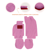Tapis de voiture en peau de mouton pour Porsche 911 - 964 (1989-1994) - Longueur de peau de mouton, Options de couleur variées