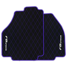 Premium Black Leather Floor Mats for Ferrari 456 (1992-2003)