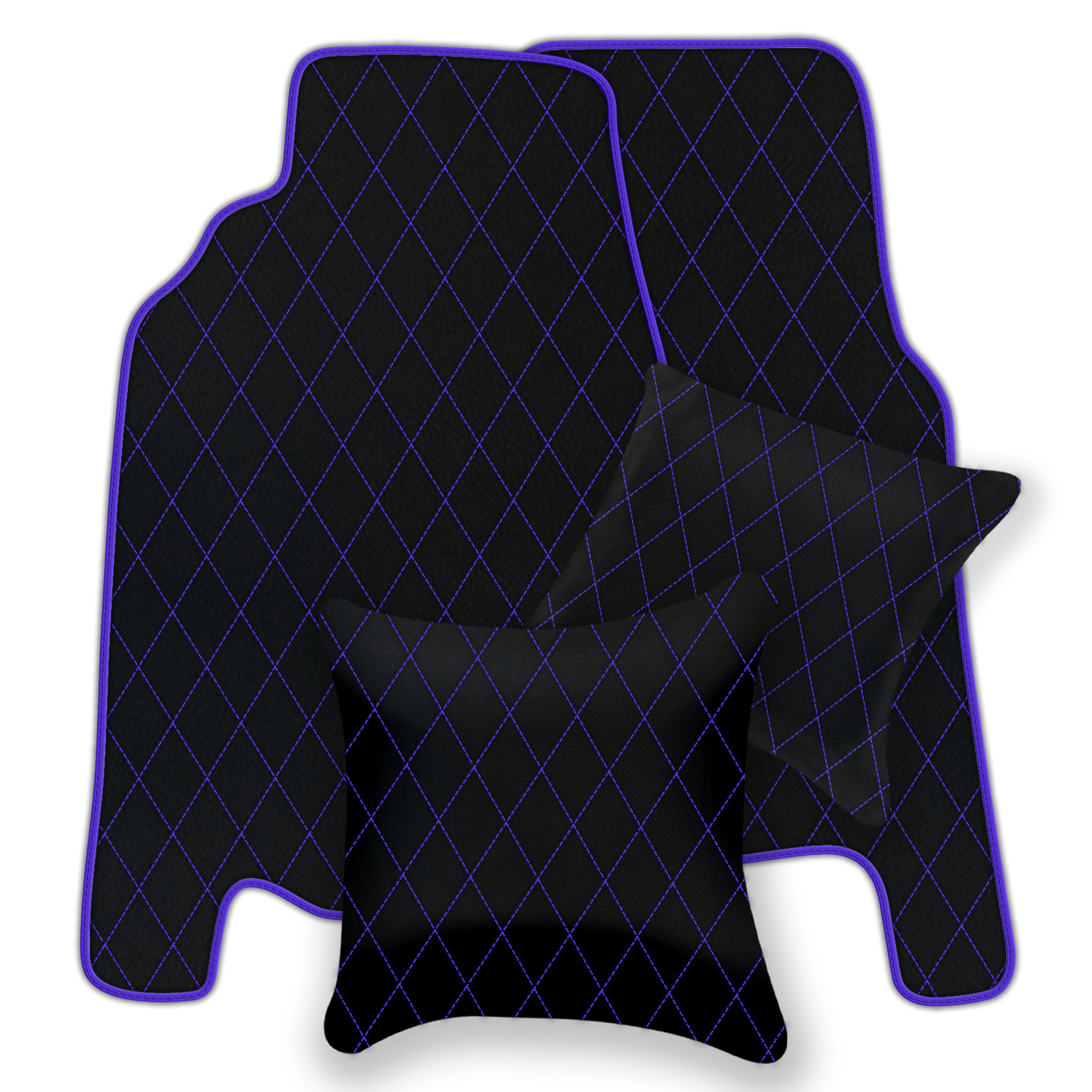 Premium Black Leather Floor Mats for Ferrari 458 Italia (2009-2015)