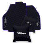 Premium Black Leather Floor Mats for Ferrari 296 GTS (2022-2025)