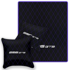 Premium Custom Black Leather Floor Mats for Ferrari FF (2011-2016)