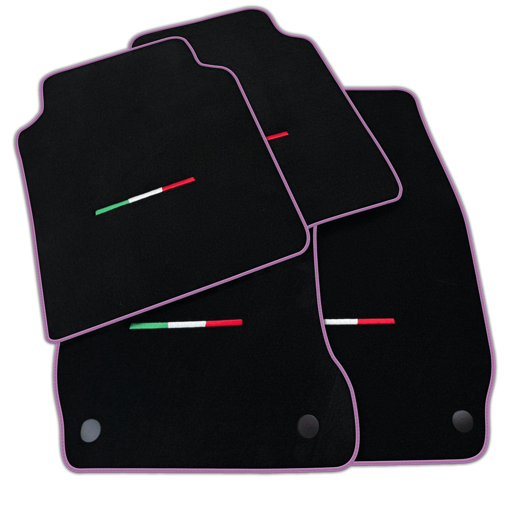 Black Floor Mats for Maserati Quattroporte | Italian Edition | Various Trim Colors