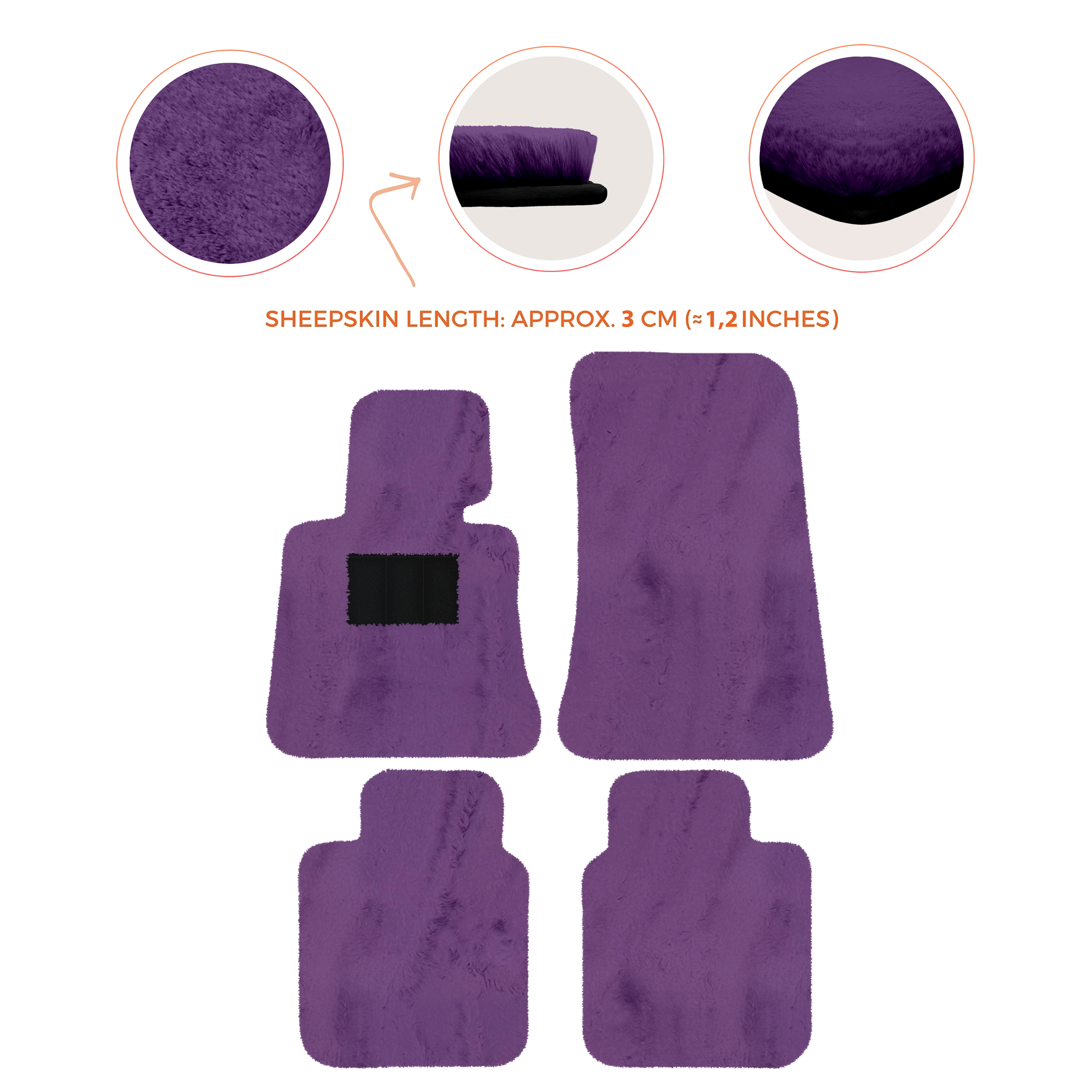 Luxury Sheepskin Floor Mats for Rolls-Royce Ghost Series I (2010-2014)