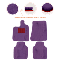 Premium Luxury Sheepskin Floor Mats for Ferrari Roma (2021-2024)