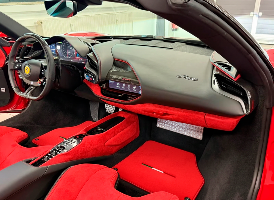 Tappetini per auto rossi per Ferrari Portofino (2018-2023)