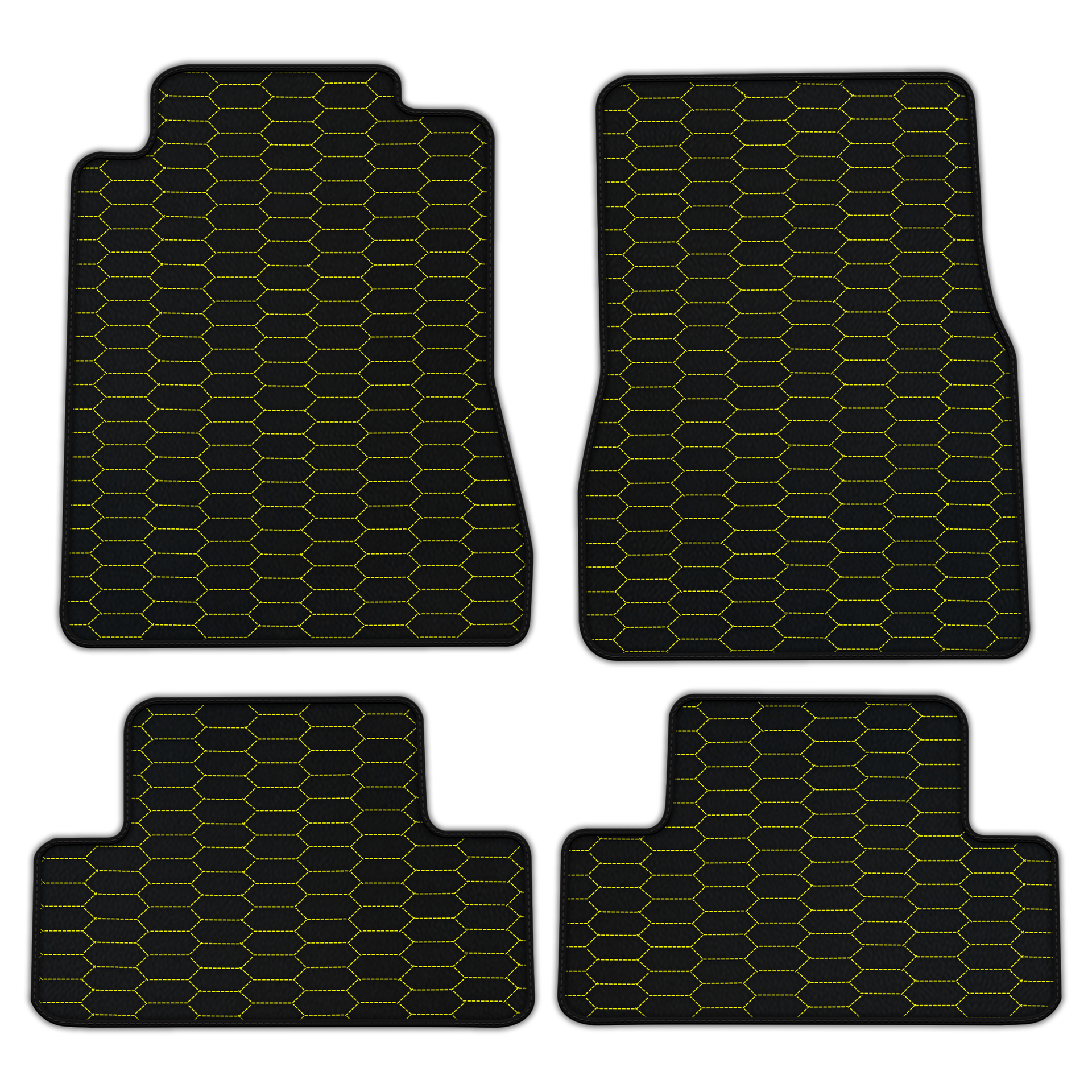 Customizable Leather Floor Mats for Ford Mustang V FL (2011-2014)