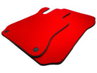 Red Floor Mats For Mercedes-Benz SL R231 2012–2020 Black Trim - AutoWin