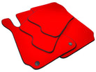 Red Floor Mats For Mercedes-Benz SL R231 2012–2020 Black Trim - AutoWin
