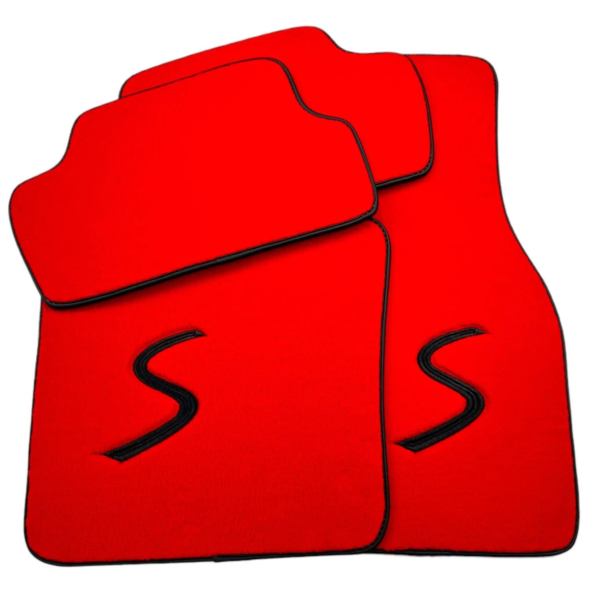 Red Floor Mats for Mini Clubman F54 (2015-2019) - AutoWin