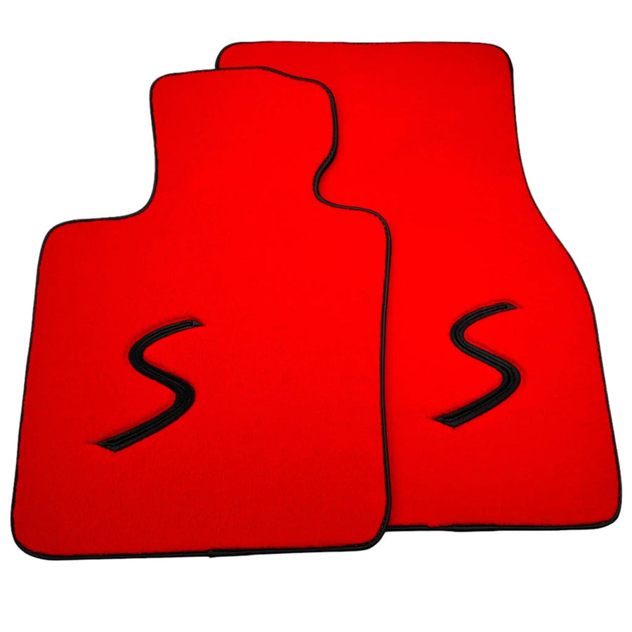Red Floor Mats for Mini Clubman F54 (2015-2019) - AutoWin