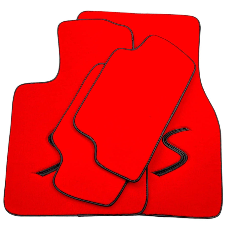 Red Floor Mats for Mini Clubman F54 (2015-2019) - AutoWin
