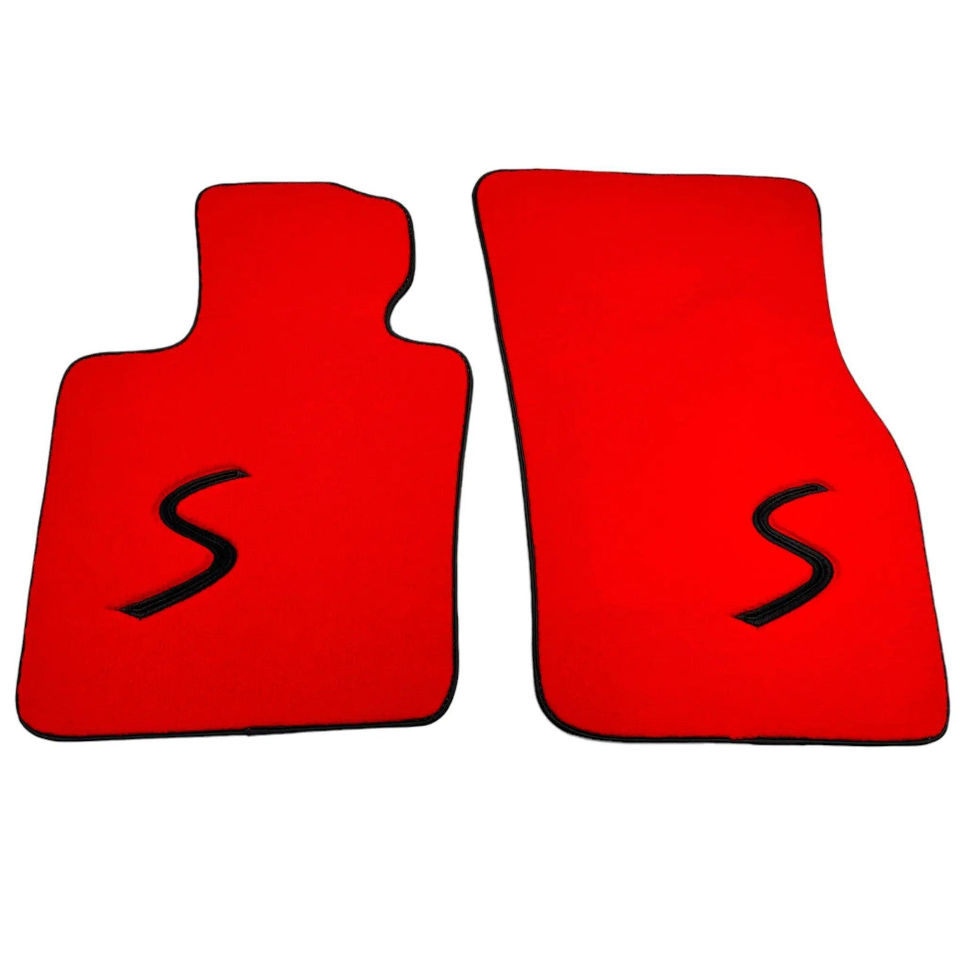 Red Floor Mats for Mini Countryman F60 (2017-2023) - AutoWin