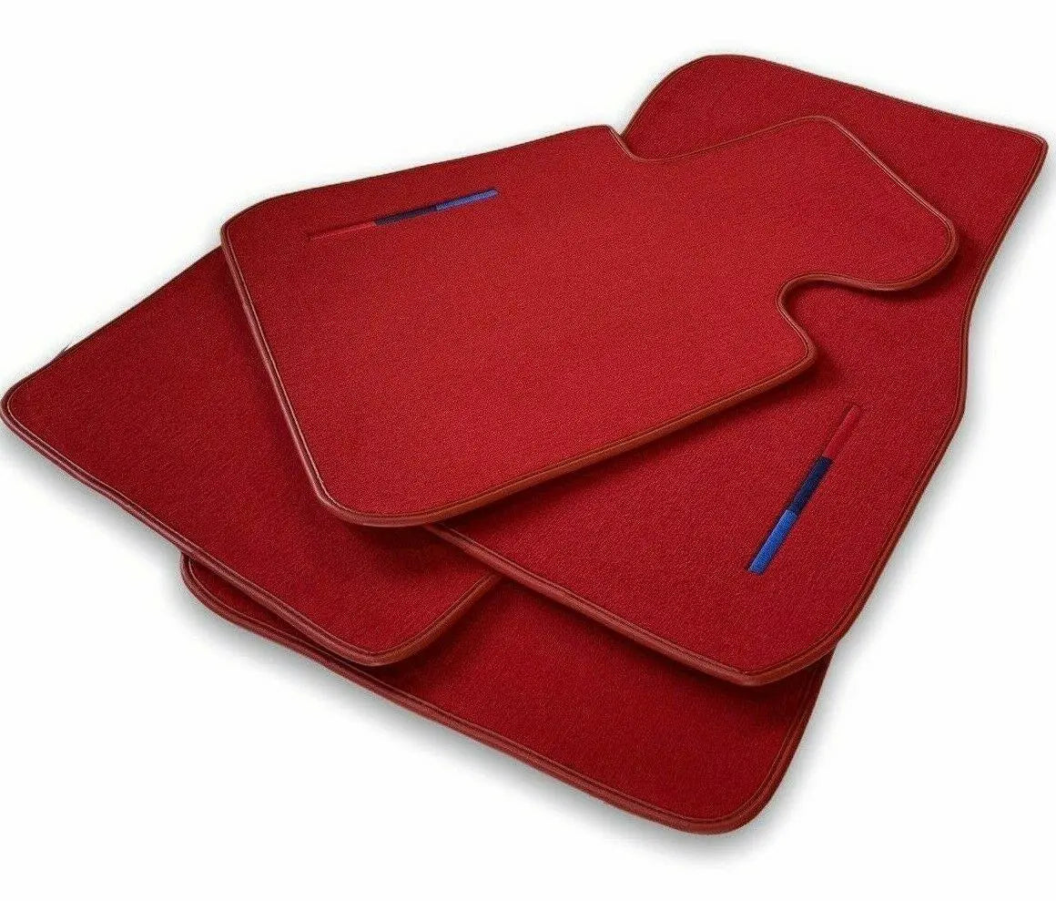 Red Mats For BMW G60 (2023-2026) Sedan With M Package - AutoWin