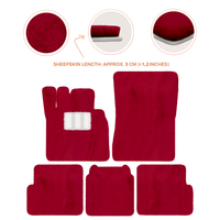Premium Sheepskin Floor Mats for Ferrari 296 GTS (2022-2025)