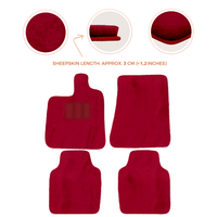 Premium Luxury Sheepskin Floor Mats for Ferrari Roma (2021-2024)