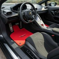 Tapis de voiture rouge pour Lamborghini Huracan STO