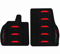 Orange Edition Leather Floor Mats for Lamborghini Temerario (2025-2026)