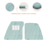 Premium Sheepskin Floor Mats for Ferrari 296 GTS (2022-2025)