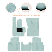 Premium Sheepskin Floor Mats for Mercedes-Benz G-Class W463 2008-2018