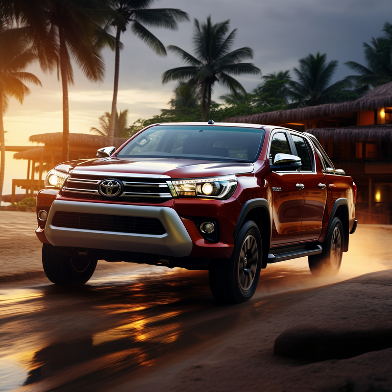 سجادات أرضية مخصصة لسيارة تويوتا هايلكس كابينة مزدوجة (2016-2023)